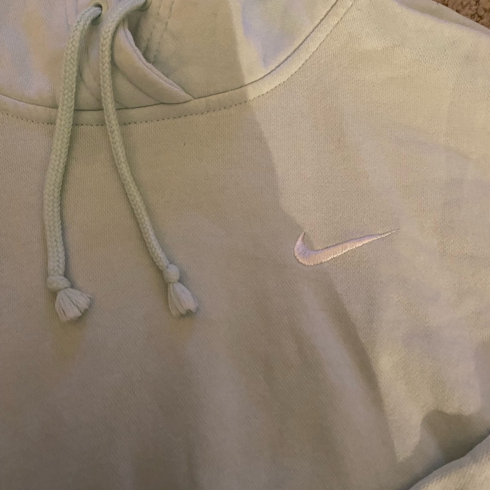 light blue nike hoodie
